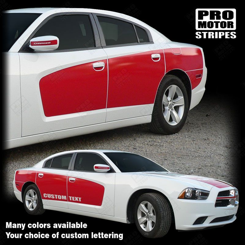 Dodge Charger 2011-2023 Side Billboard Blackout Stripes