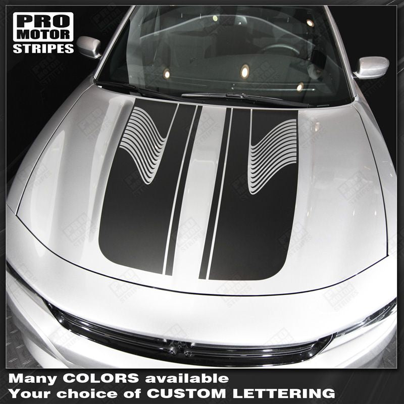 Dodge Charger 2015-2023 Hood Accent Decals Stripes