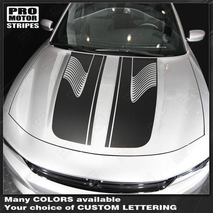 Dodge Charger 2015-2023 Hood Accent Decals Stripes