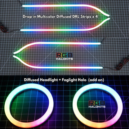 Dodge Charger Flow Series DRL Boards 2.0 | Diffused LED (2015-2023)