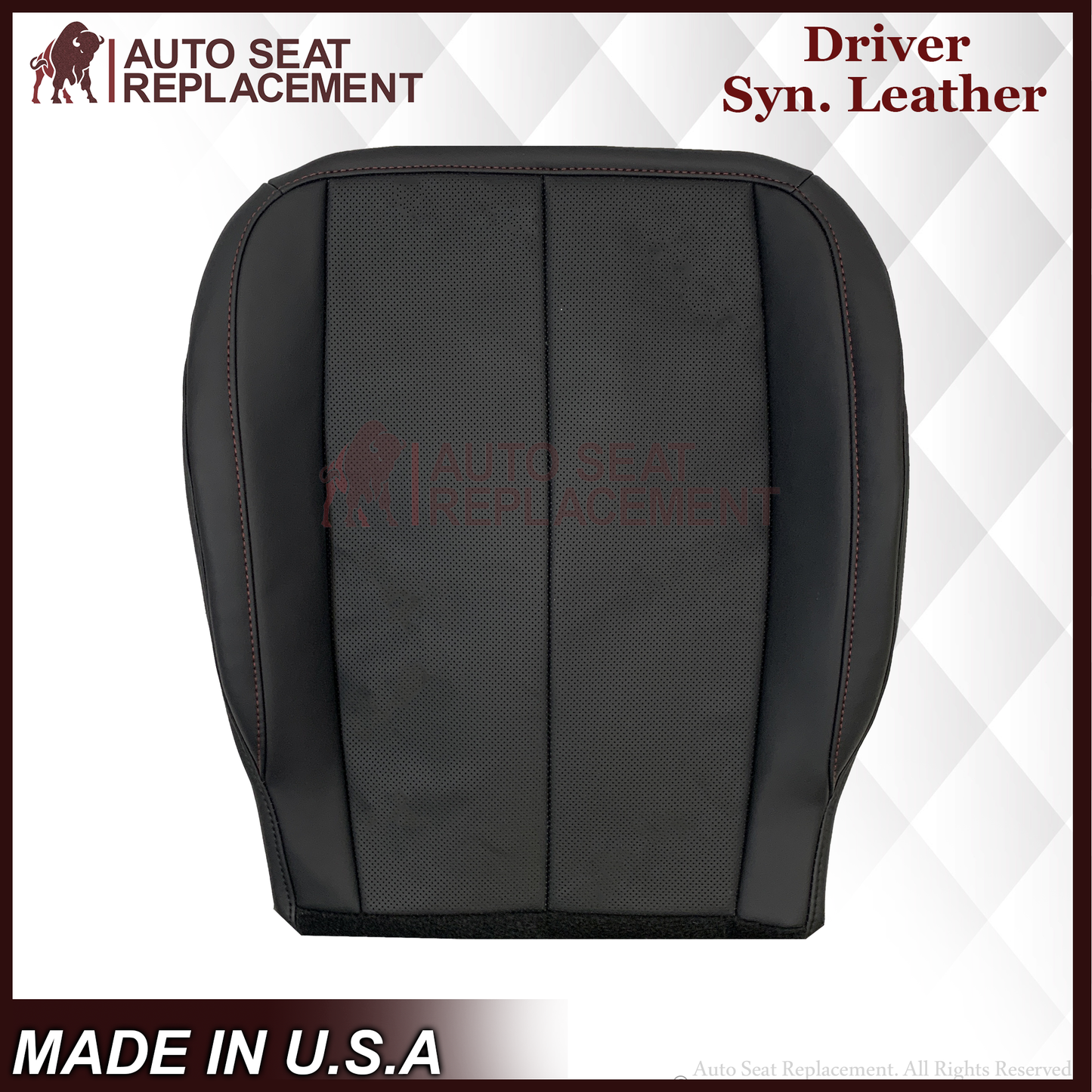 2010-2016 Fits Chevy Equinox LTZ Replacement Seat Cover: Black Perforated