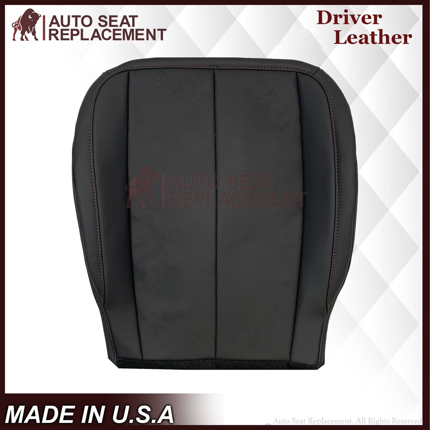 2010-2016 Fits Chevy Equinox LTZ Replacement Seat Cover: Black Perforated