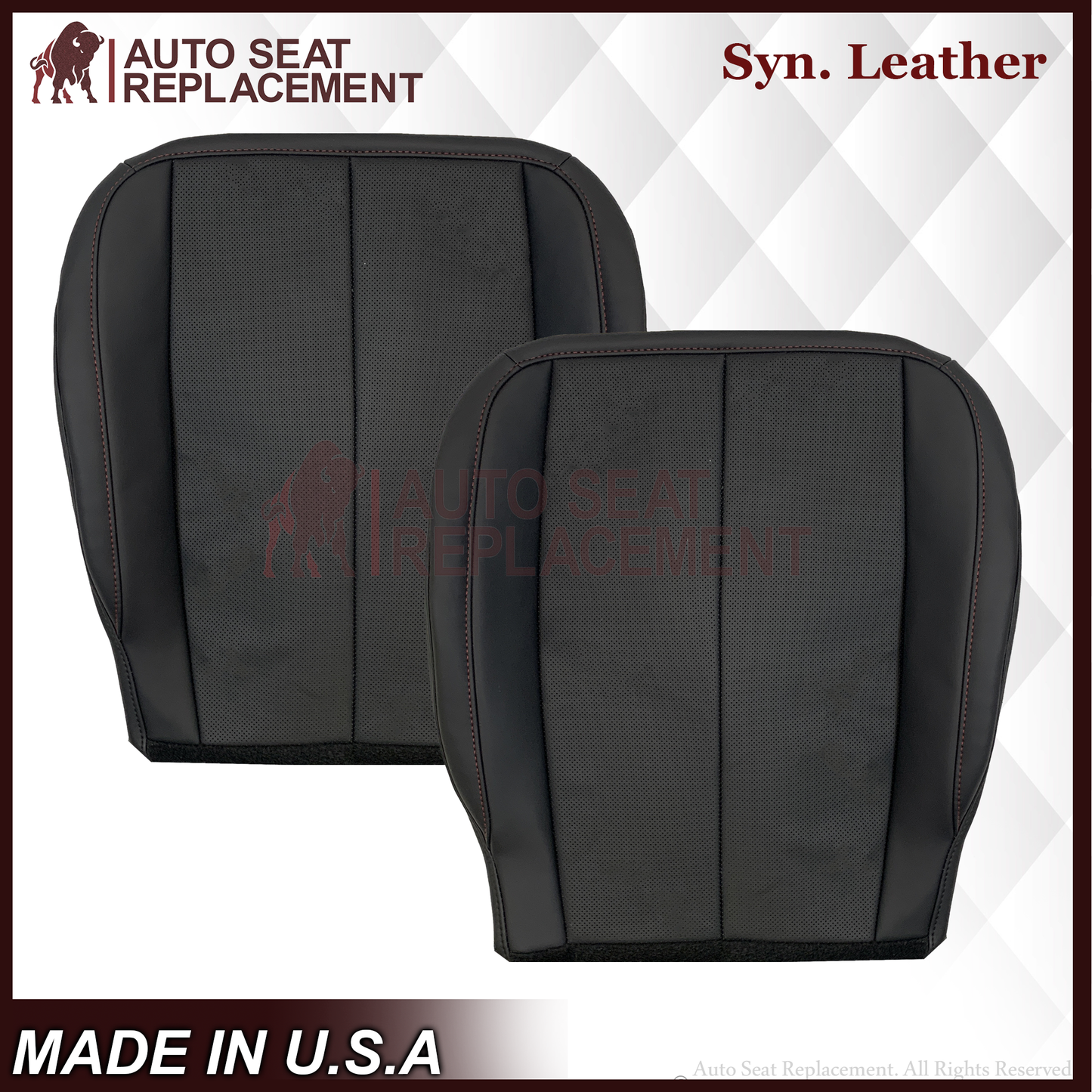 2010-2016 Fits Chevy Equinox LTZ Replacement Seat Cover: Black Perforated