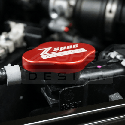 ZSPEC Radiator Cap Cover for '05-22+ Nissan Frontier D40/D41, Billet, w/ Hex Key