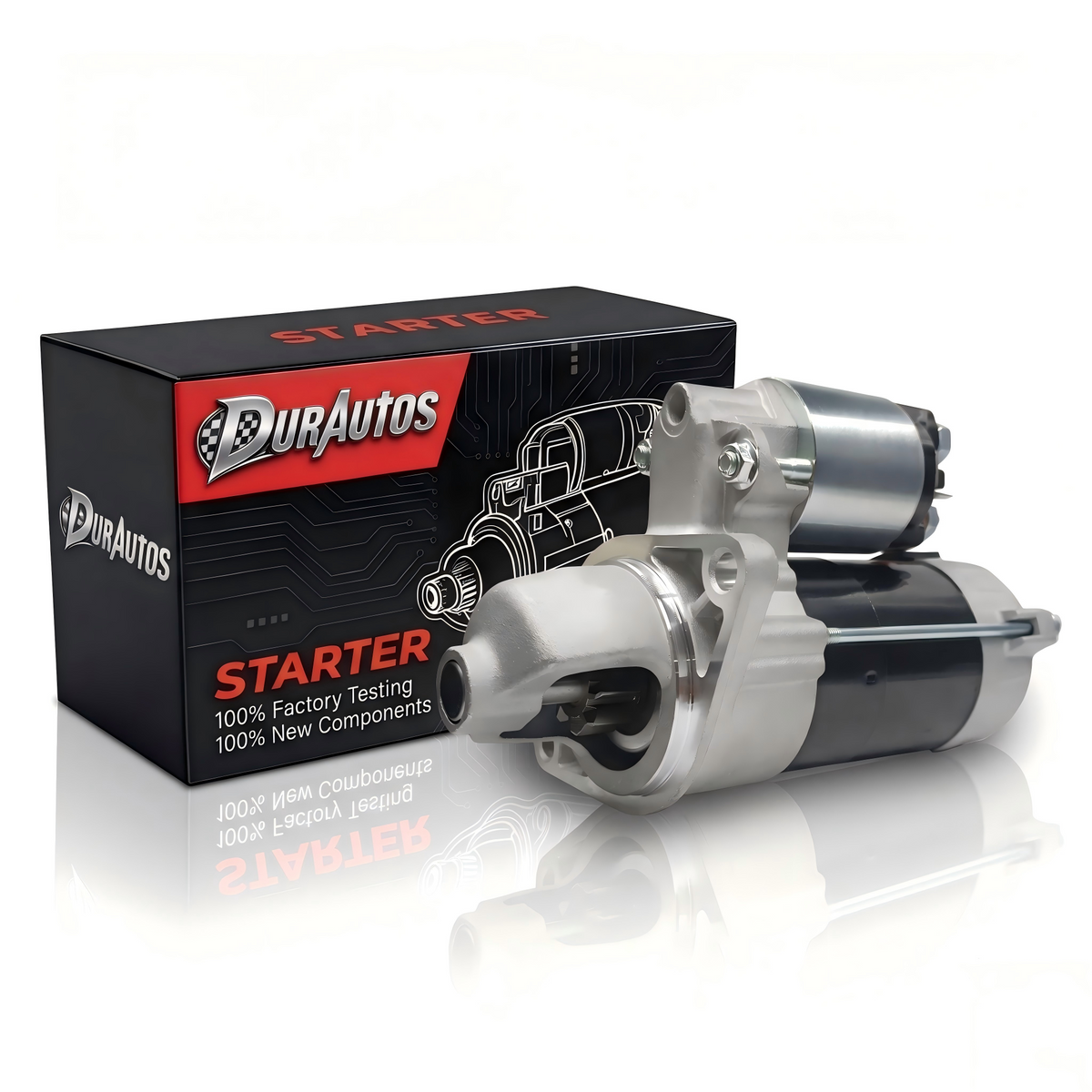 Durautos Starter Motor for Kubota ZD326 ZD331 & D1105 Diesel, Replaces 1G069-63010