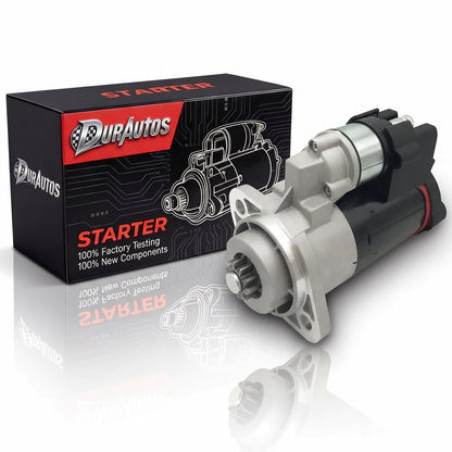 Durautos Starter Motor for John Deere 5045E 5055E 5065E 5075E Tractors, Replaces RE533976