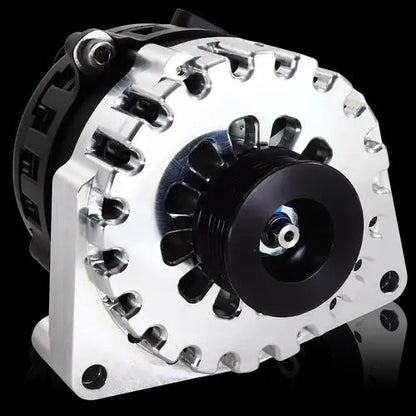 Mechman 250 Amp High Output Alternator 1996-2004 GM Truck 4.3L 4.8L 5.3L 5.7L 6L - Machined Billet