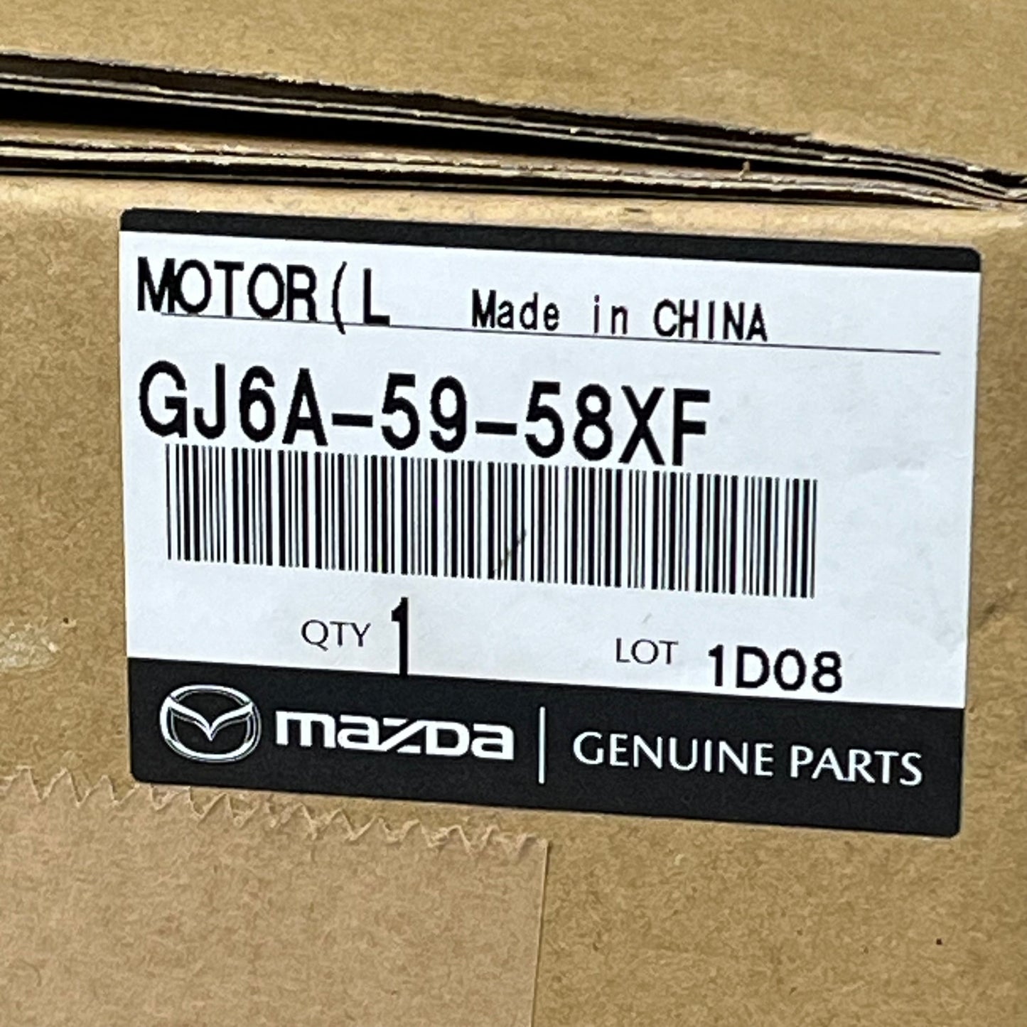 MAZDA Window Motor (L) Fits 200 Vehicles Genuine OEM GJ6A-59-58XF