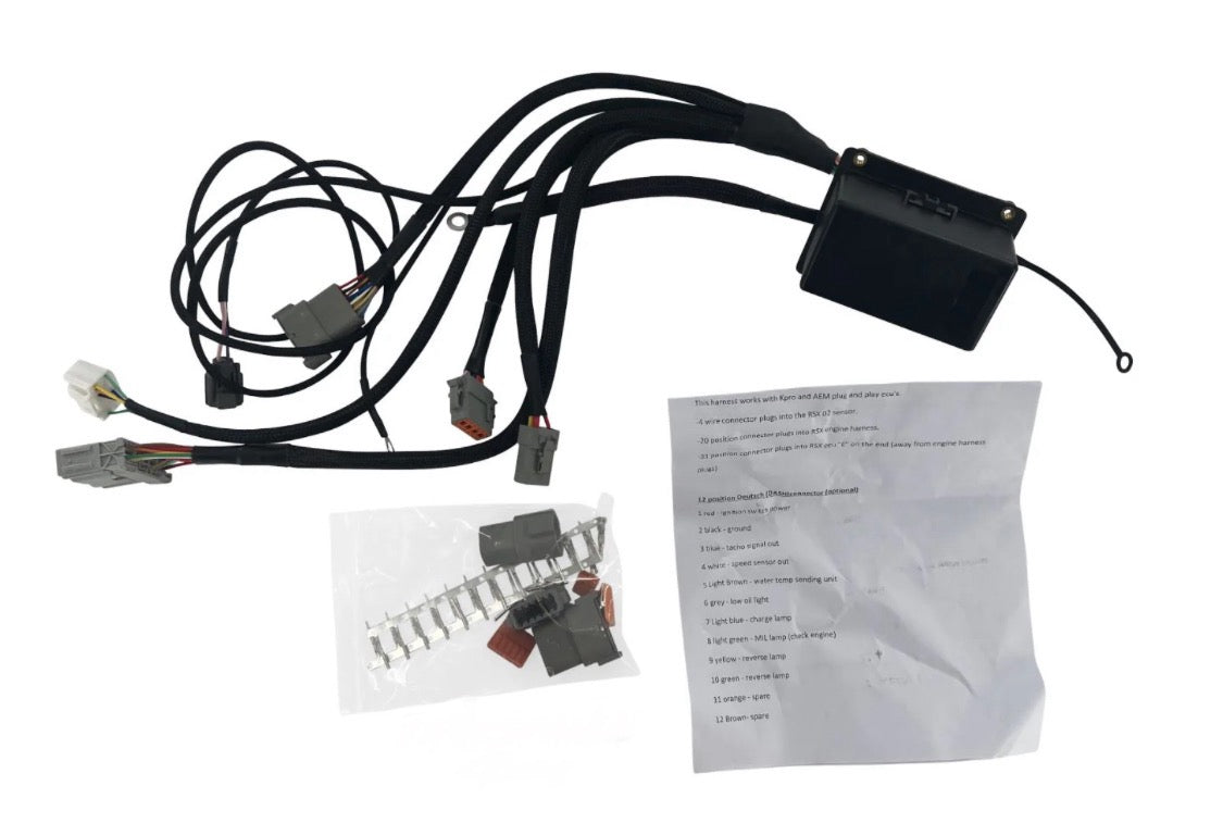 MRC Racing Components K Series Chassis Adapter Race Relay Fuse Box Lead Harness K20 K24