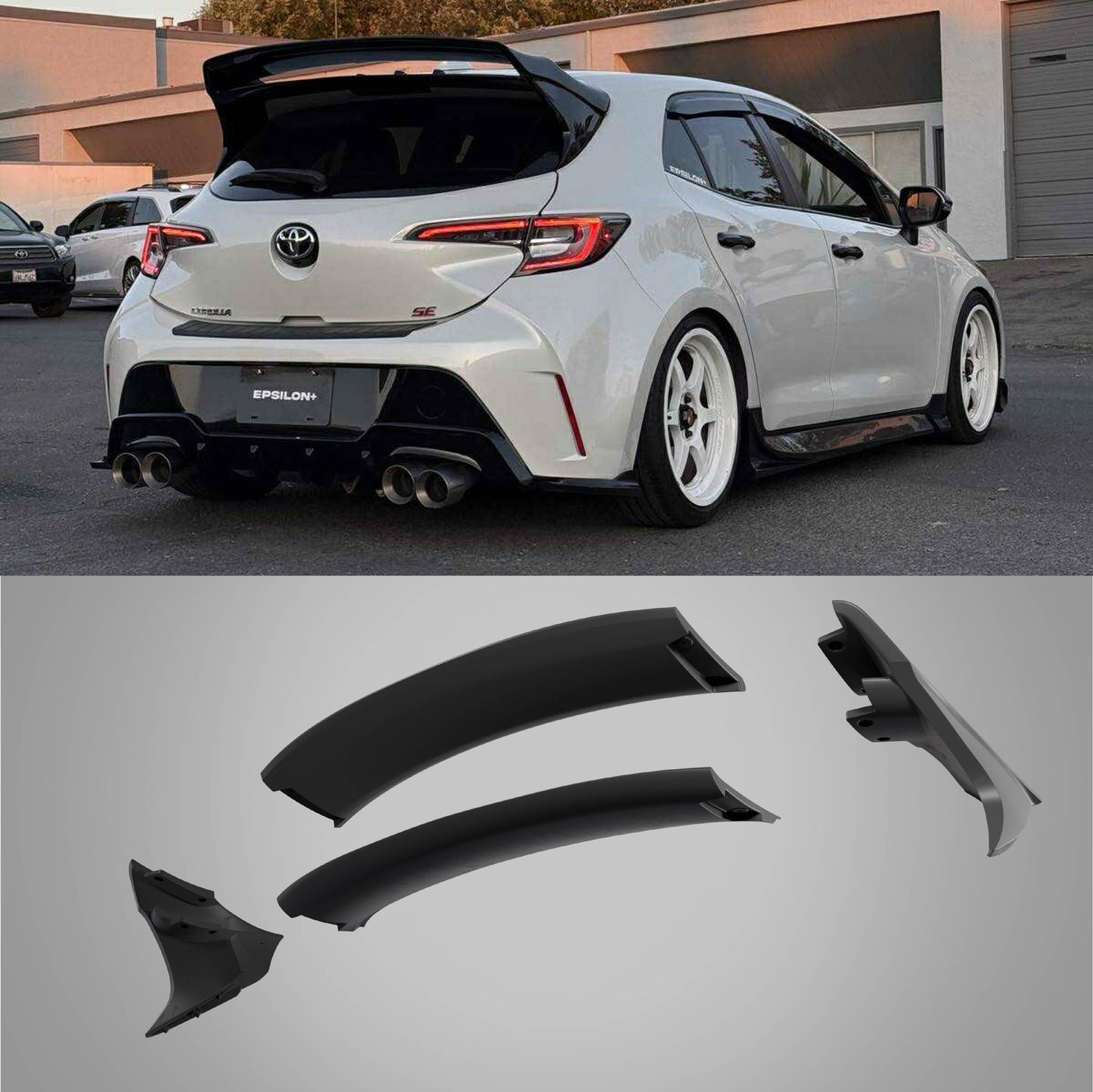 [Backorder] WRC Wing V3 – Toyota Corolla Hatchback (E210, 2019-2023+)