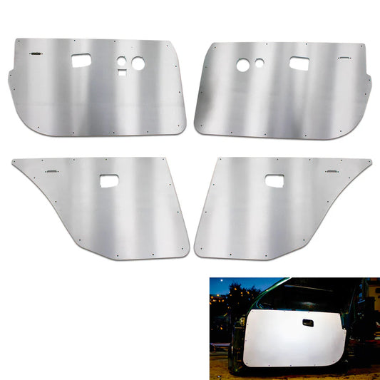 BULL BOOST PERFORMANCE BMW E36 4-Door Aluminum Front & Rear Door Panels Race Track Car Cards Sedan M3