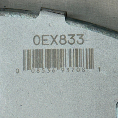 WAGNER OEx Premium Ceramic Disc Brake Pad Set 6" x 2" Grey OEX833