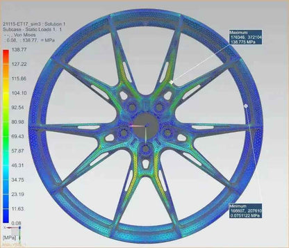 Set of Forged Vorsprung VF-04 Style Wheels