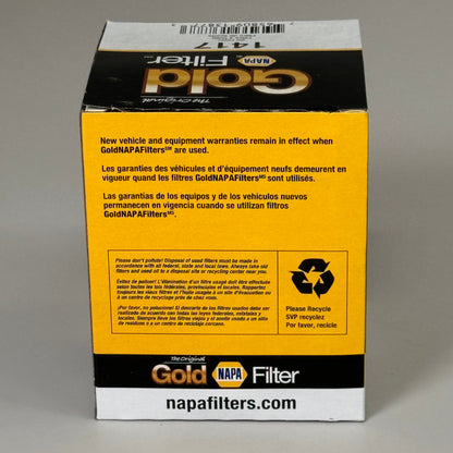 NAPA The Original Gold Filter Cellulose Media Material w/ Gaskets for Mack 1417