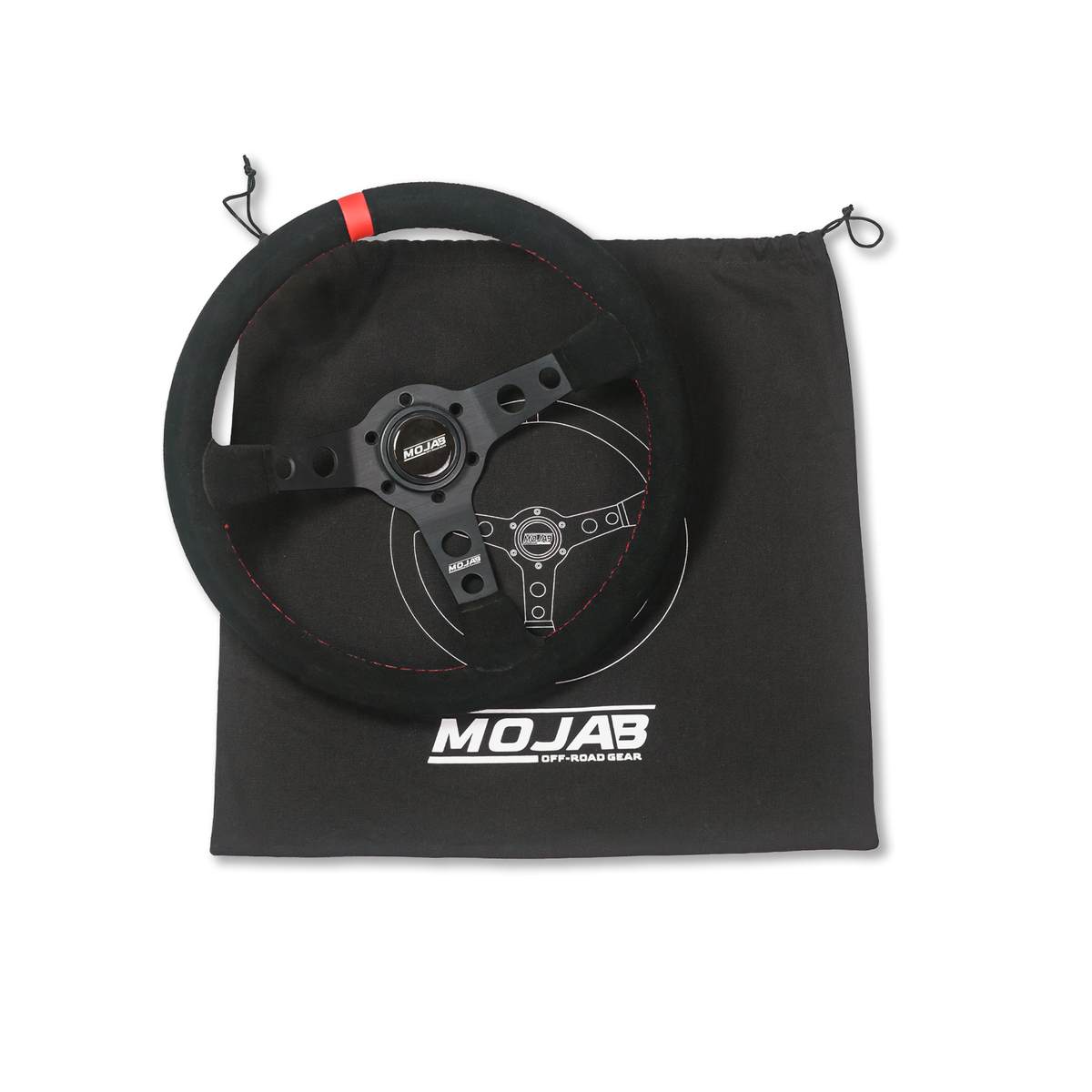 13.5''  MOJAB Deep Dish Steering Wheel Leather or Suede