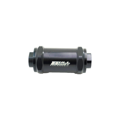 AN6 AN8 AN10 Inline Fuel Filter E85 Ethanol With 100 Micron Stainless Steel BLACK