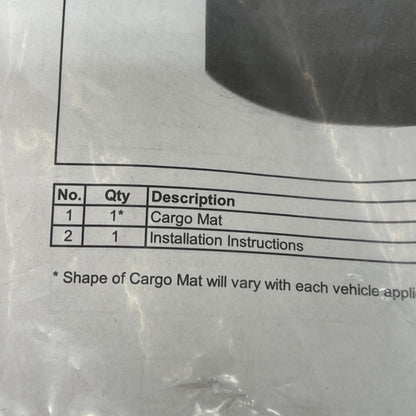 KIA Niro Cargo Mat Carpeted Cargo Liner G5. 12AC2. 0 FH G5F12-AC200