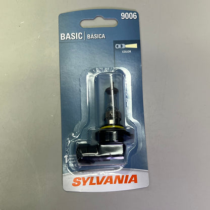 SYLVANIA (2 PACK) Basic Halogen Headlight Bulb OE Quality 12.8V 9006.BP