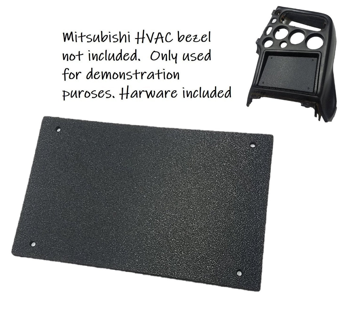 ABS RADIO DELETE PANEL 90-94 fits Mitsubishi Eclipse DSM1 OEM dash