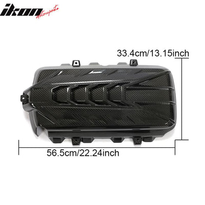 2020-2025 Chevy Corvette C8 6.2L LT2 Engine Cover Dry Carbon Fiber