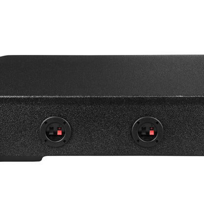 2018-2026 Jeep Gladiator Quadruple 8” Ported Subwoofer Under Seat Enclosure with Amplifier