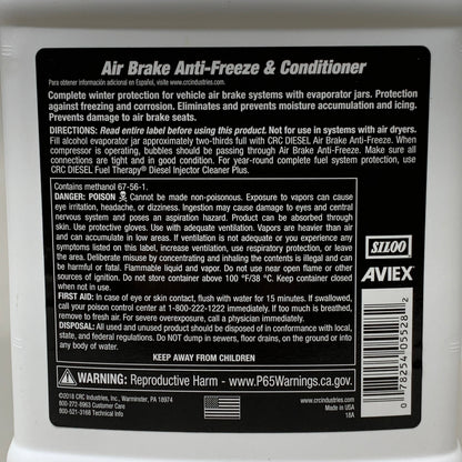 CRC Diesel Air Brake Anti-Freeze & Conditioner Winter Protection 1 Gallon 1003820