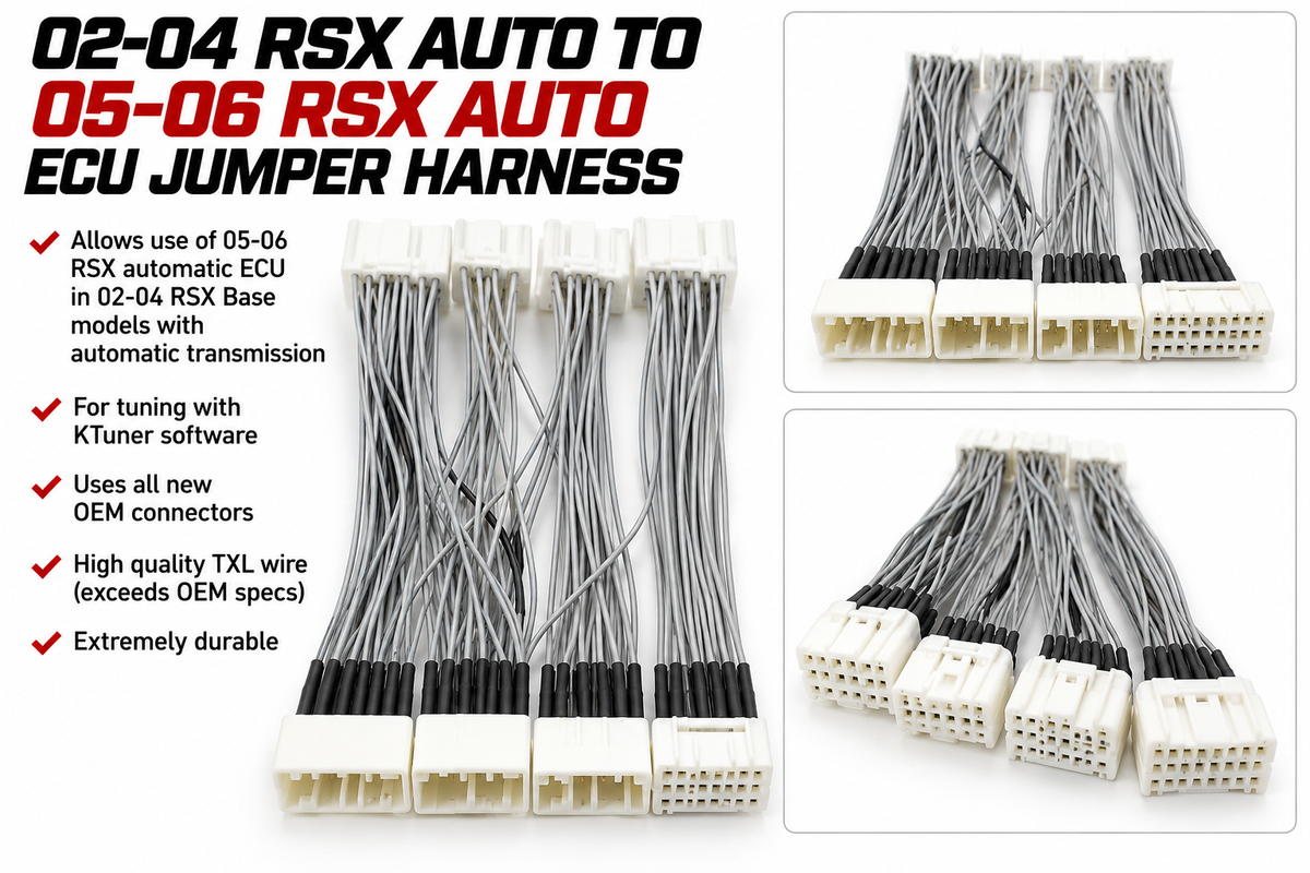 KTuner ECU Jumper Harness for 2002-2004 Acura RSX Base Automatic