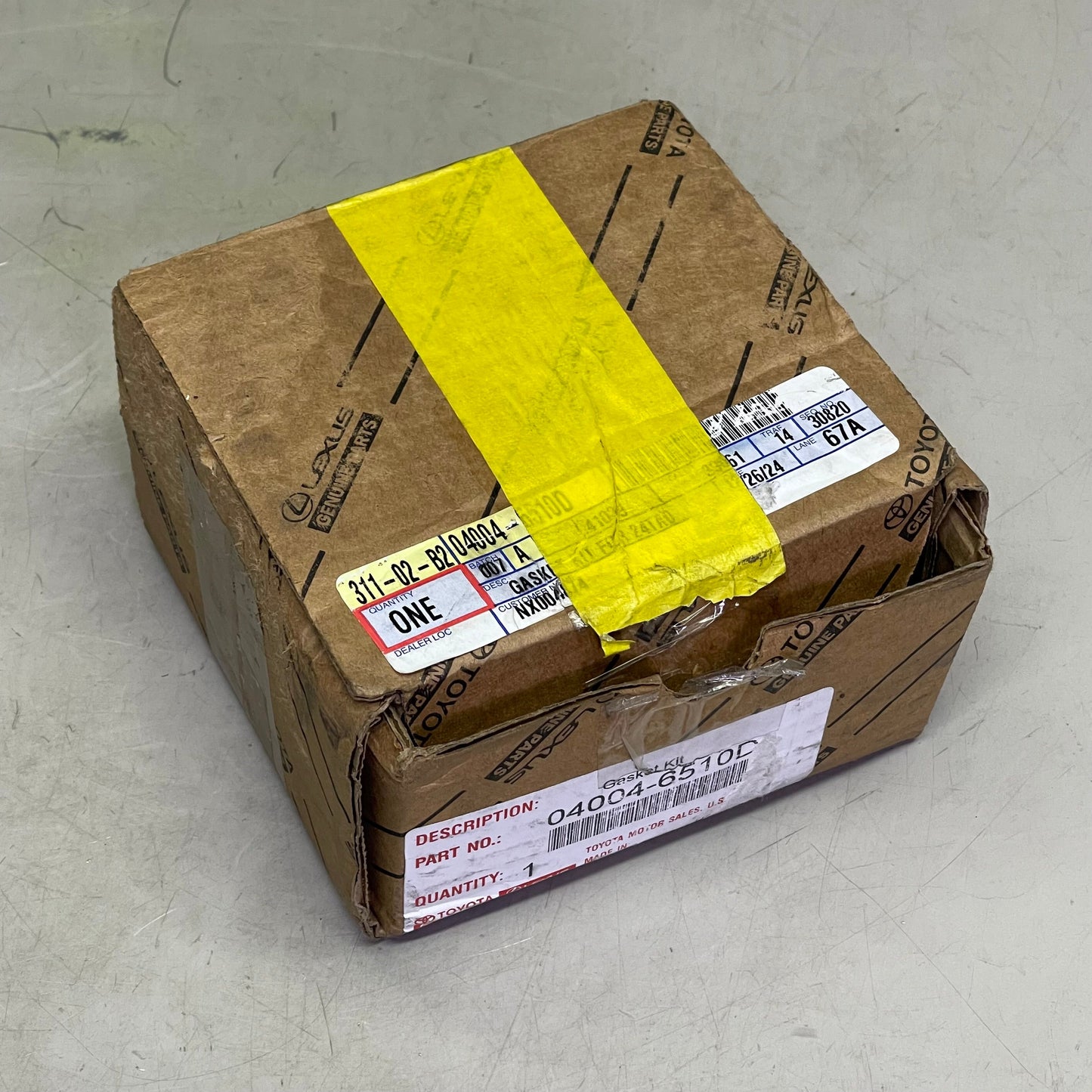 TOYOTA Gasket Kit Genuine OEM For 24TA0 04004-6510D