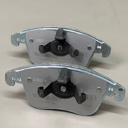 WAGNER OEx Premium Ceramic Disc Brake Pad Set 6" x 2 1/2" Grey OEX1653