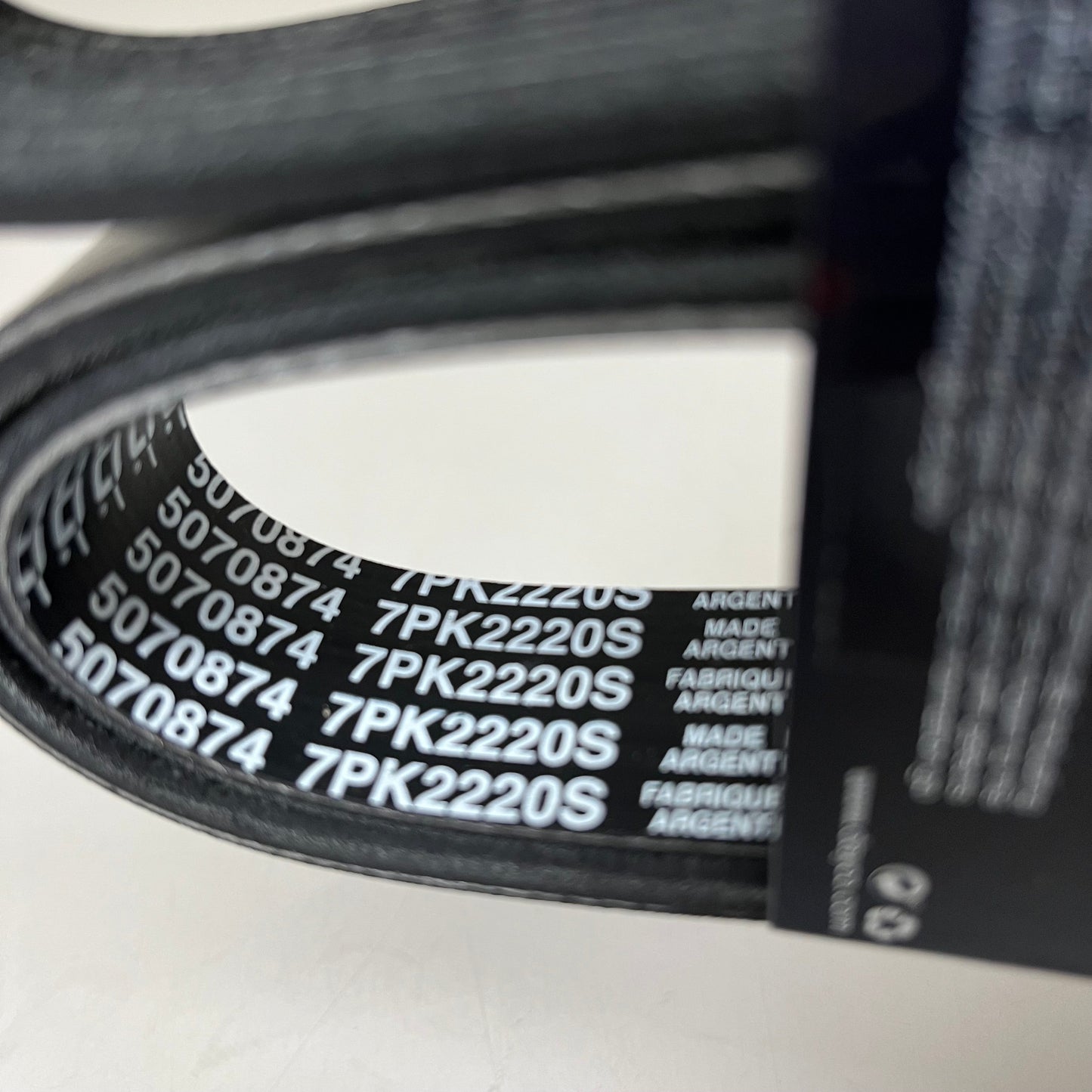 DAYCO Straight Standard Depth Serpentine Belt K-Section EPDM 2219.96" L 5070874