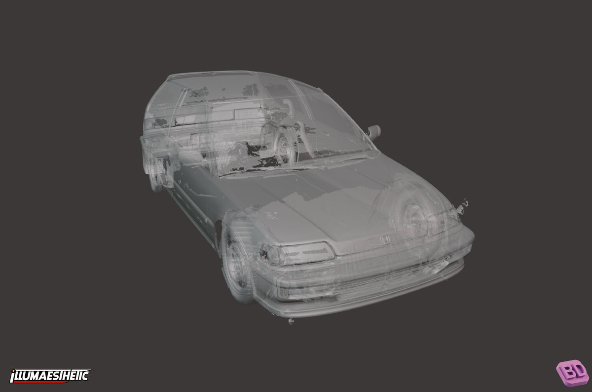 Honda Civic (EF) 3D Scan (1987-1991)