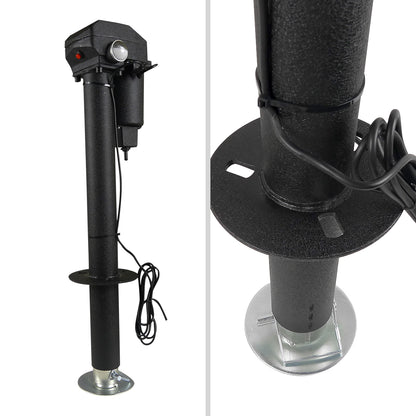 Universal 12v Electric Tongue Jack w/ LED Side Light