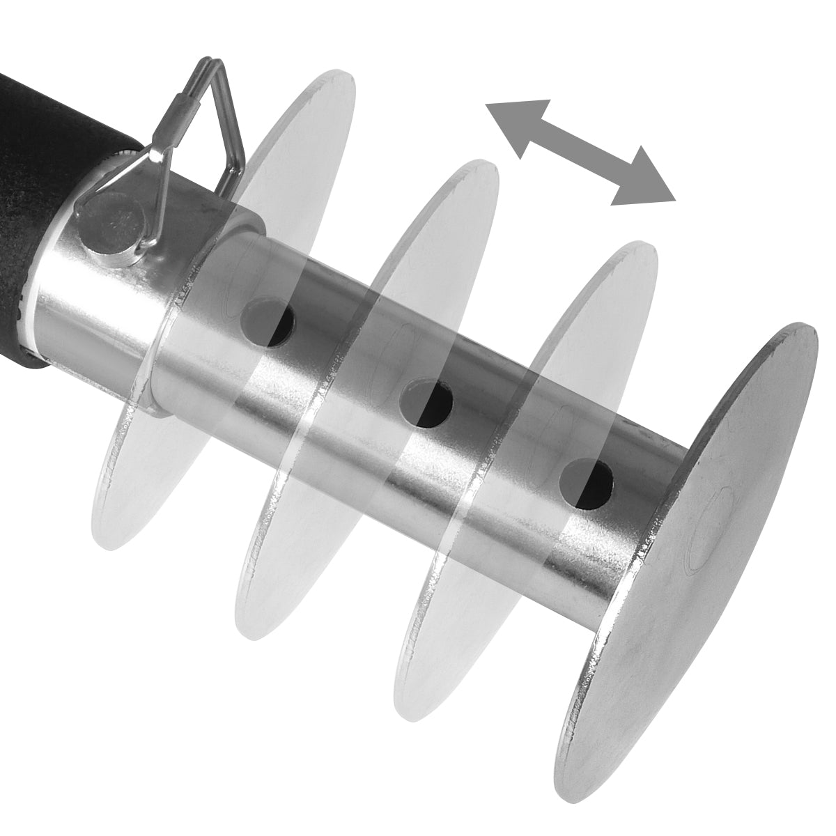 Universal 12v Electric Tongue Jack w/ LED Side Light