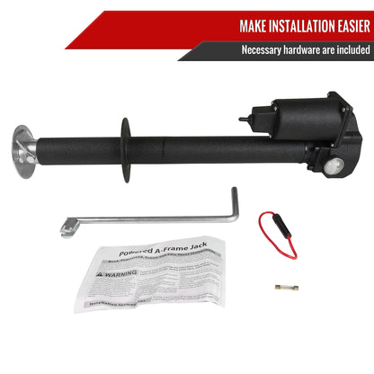 Universal 12v Electric Tongue Jack w/ LED Side Light