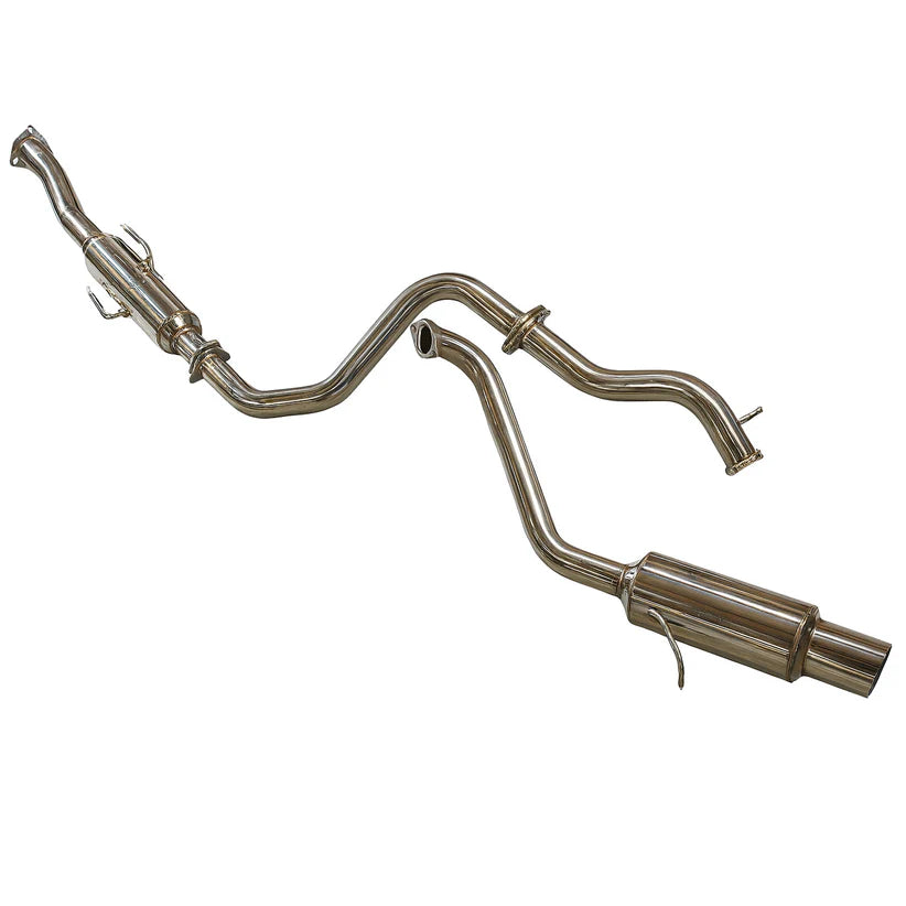 BULL BOOST PERFORMANCE 2.5” Stainless Steel Catback Exhaust Muffler System For Honda CRX 88-91 304SS