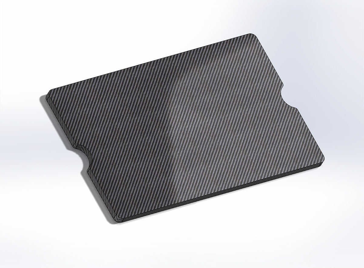 96-98 Civic CARBON FIBER DELETE PANEL DASH CENTER VENT PANEL STORAGE CUBBY BOX