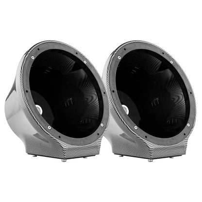 8” Universal Flat Mount Kick Panel Speaker Pod – Jet Skis, Jeeps, Motorcycles – RGB LED Lights