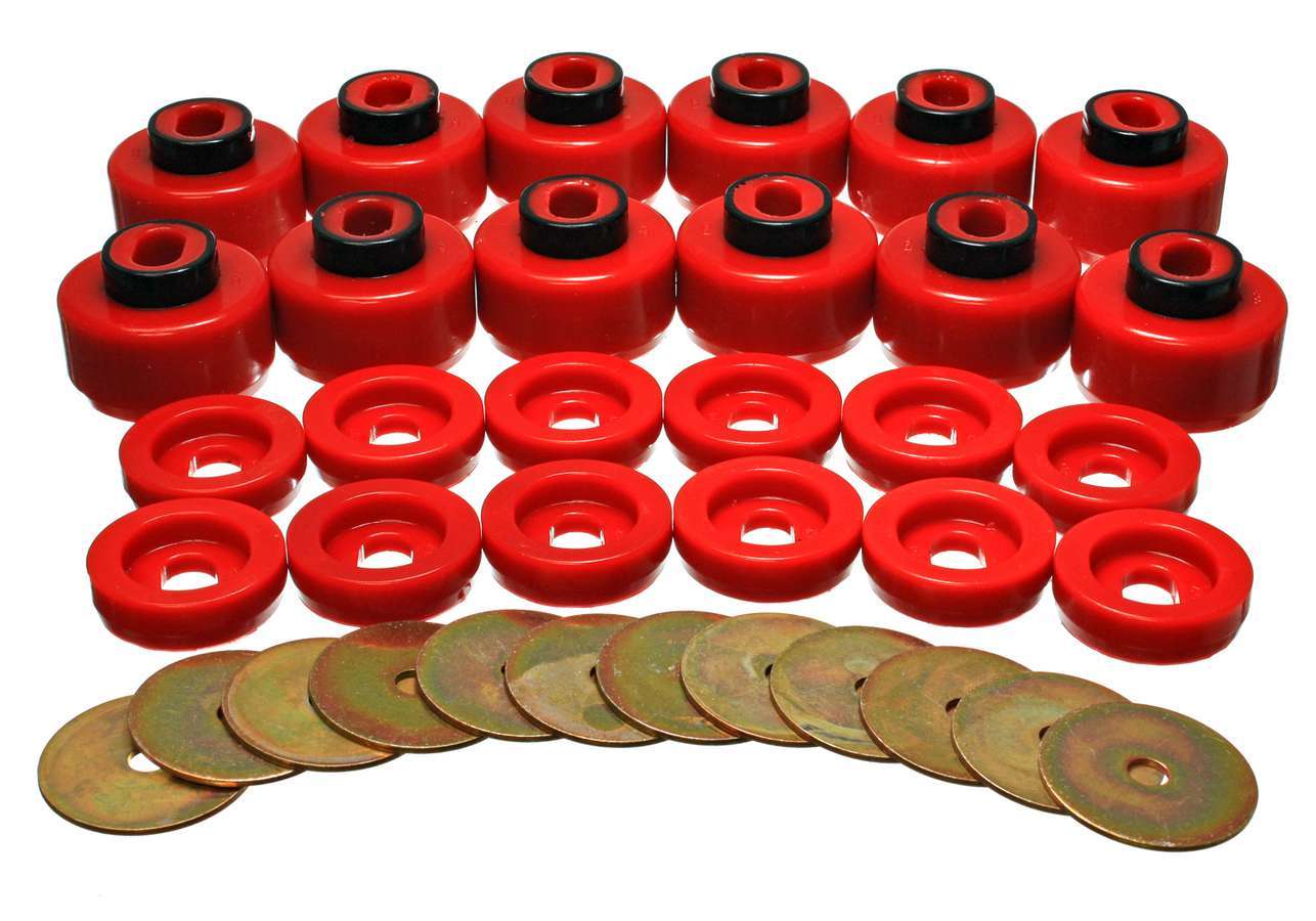 GM BODY MOUNT RED