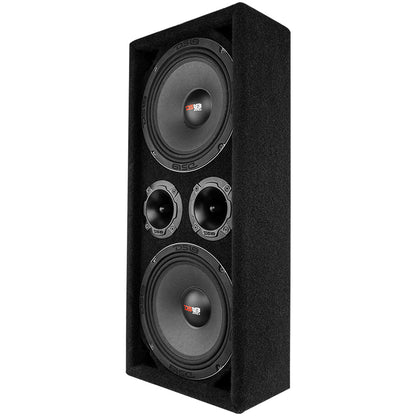 Dual 8" Loaded Ported Voceteo Box ( 2 x PRO-X8M and 2 x PRO-TWX2)