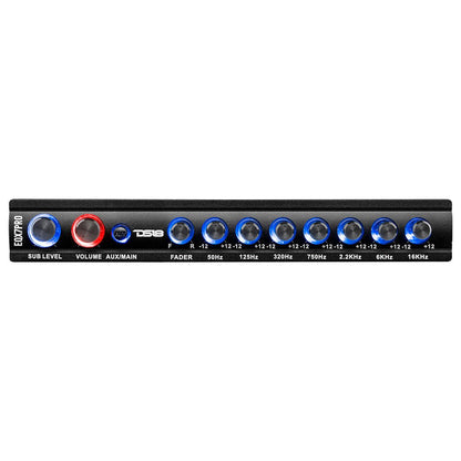 High Volt 7-Band Equalizer with High Level Input, Auto Turn On And High Volt LED Indicator