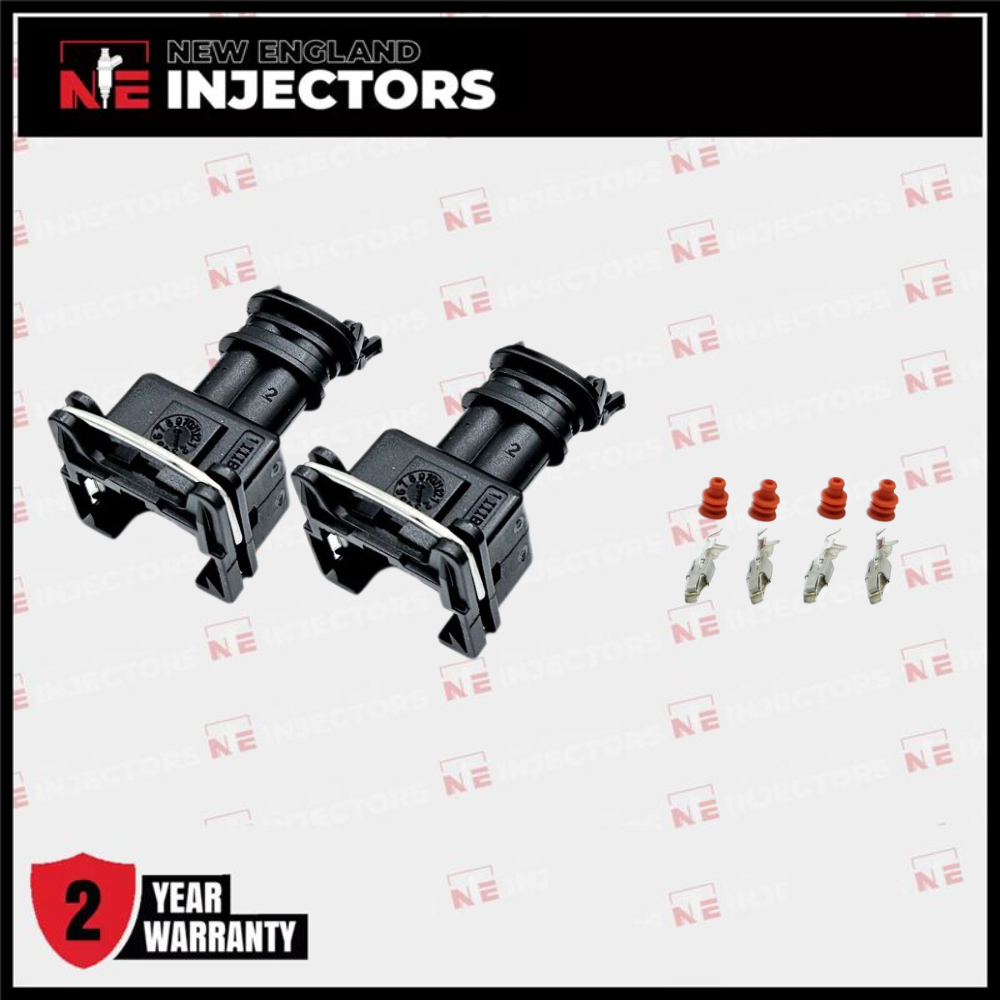 EV1 Fuel Injector Connector Kit Bosch Jetronic Plug - Pins & Seals Set of 2