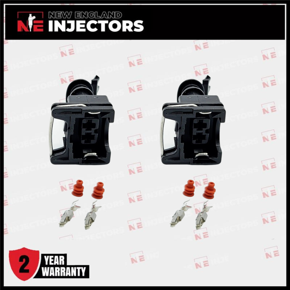 EV1 Fuel Injector Connector Kit Bosch Jetronic Plug - Pins & Seals Set of 2