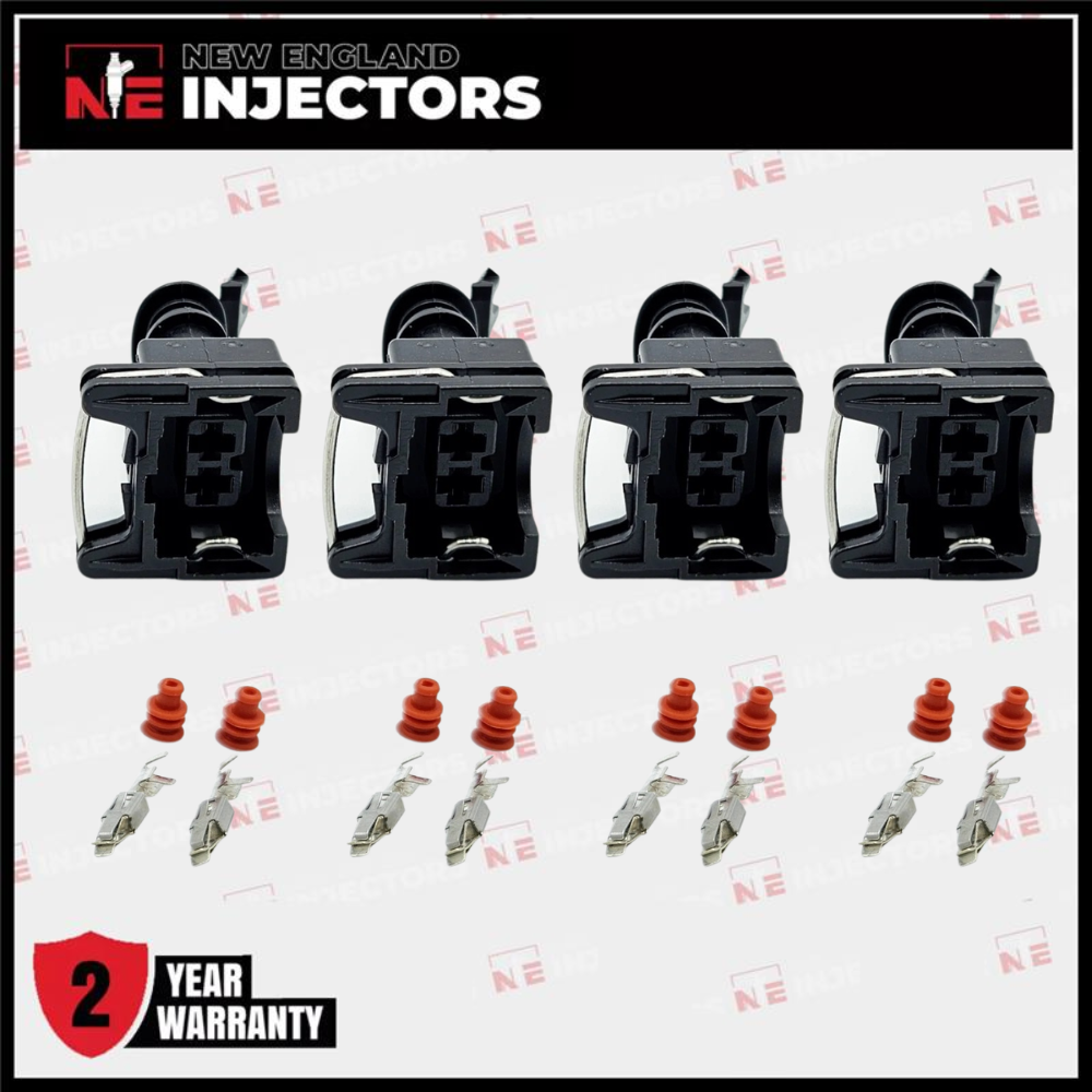 EV1 Fuel Injector Connector Kit Bosch Jetronic Plug - Pins & Seals Set of 4