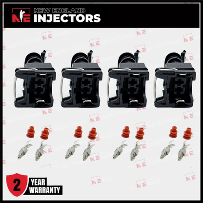 EV1 Fuel Injector Connector Kit Bosch Jetronic Plug - Pins & Seals Set of 4