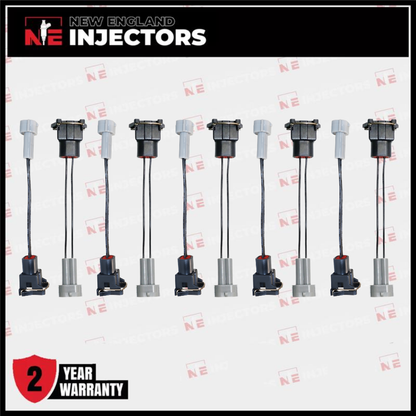 Injector Adapter for EV1 Bosch Jetronic Female to Denso Male Set of 10