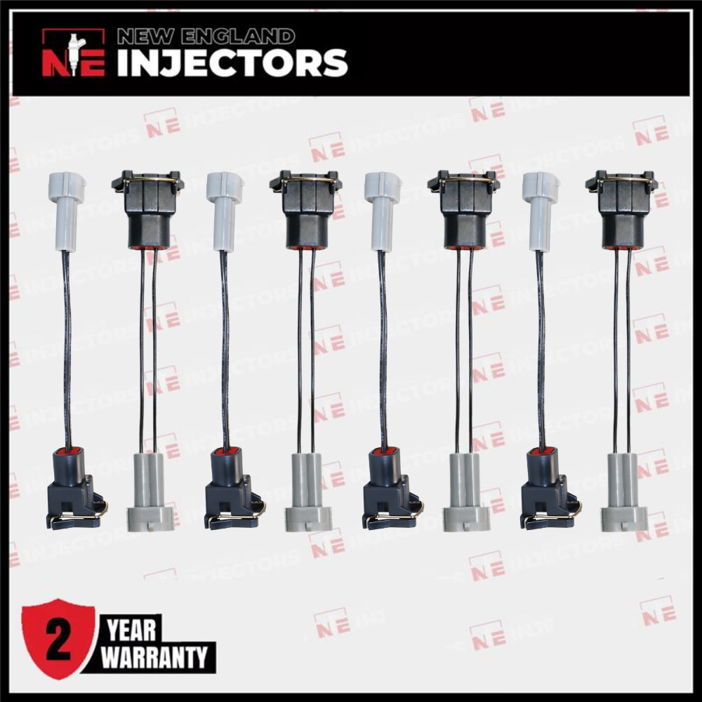 Injector Adapter for EV1 Bosch Jetronic Female to Denso Male Set of 8