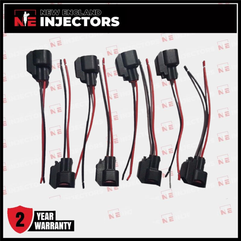 EV6 Fuel Injector Quick Disconnect Pigtails Set 8 USCAR Ford Bosch Siemens Deka