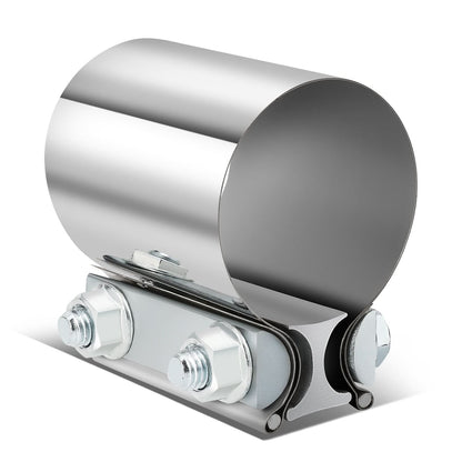 2.0" Butt Joint Exhaust Band Clamp Muffler Coupler Stainless Steel