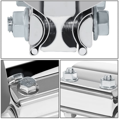 2.5" Lap Joint Exhaust Band Clamp Muffler Sleeve Coupler Stainless Steel
