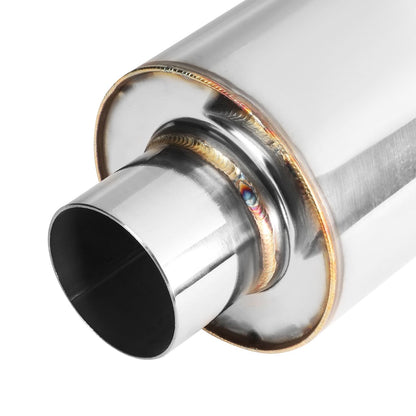 Universal 3.0" Tip Performance Exhaust Muffler 14.7" Length